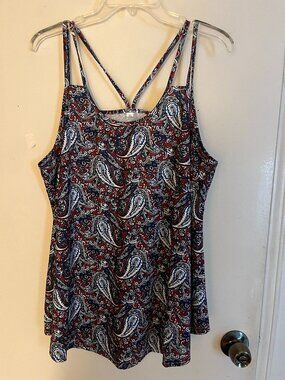 Modlily Paisley Print Top NWOT XL